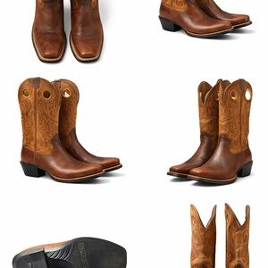 Ariat Men's Brown and Tan Boots